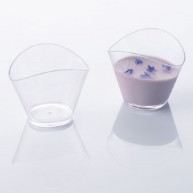 Прозрачна чаша - вълнообразна "50мл" 10бр.